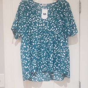 Jodiful blouse in teal